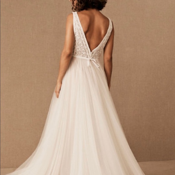 Never worn! Size 6 BHLDN Walter wedding dress. - Picture 3 of 3